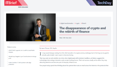 Screenshot of IT Brief coverage on digital assets regulation New Zealand