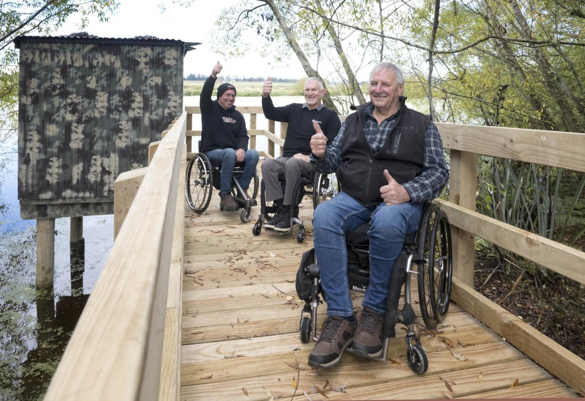 Accessible mai mai ‘perfect’ | Otago Daily Times Online News