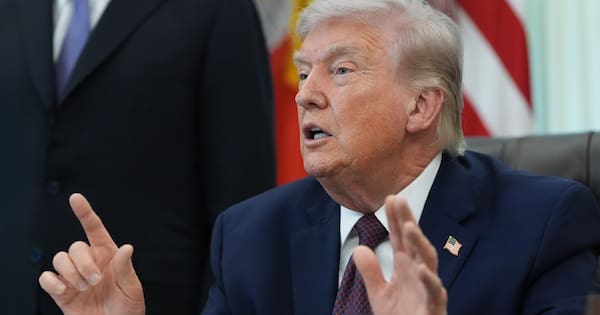 Donald Trump speaks to American people