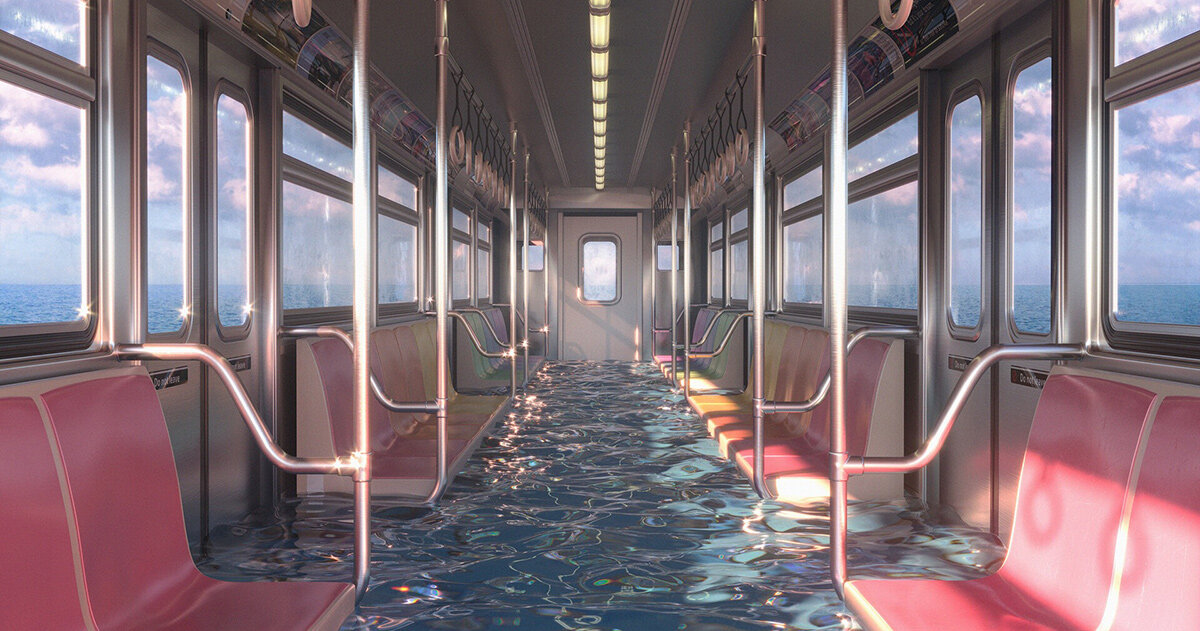 a series of impossible dreamscapes imagines utopia without limits