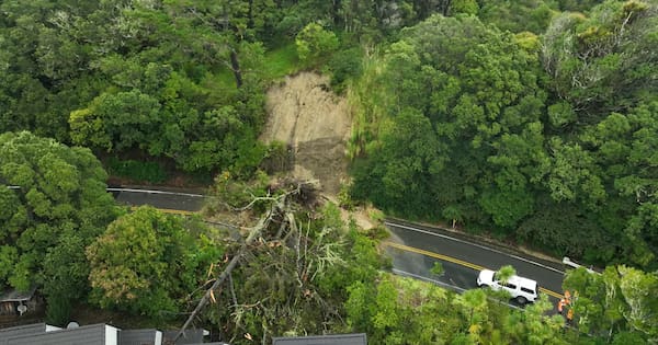 Evacuations after slip north of Auckland, heavy rain warnings in place