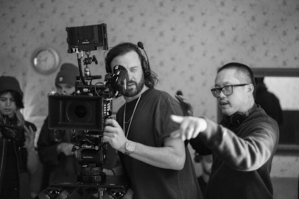 Ian Tuason (right) filmed Undertone in his own childhood home. What’s scarier than that?