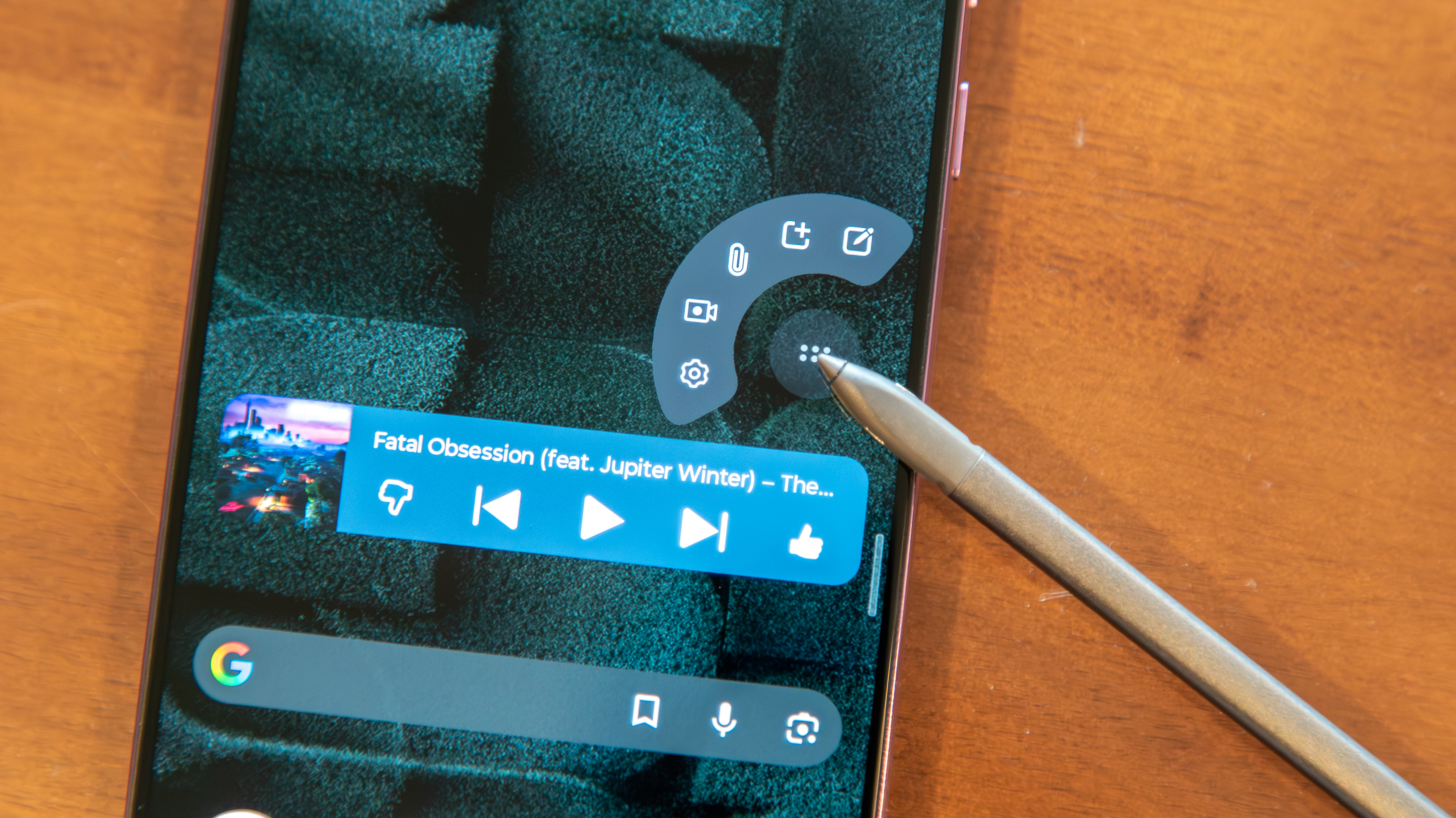 Moto G Stylus 2026 pen menu