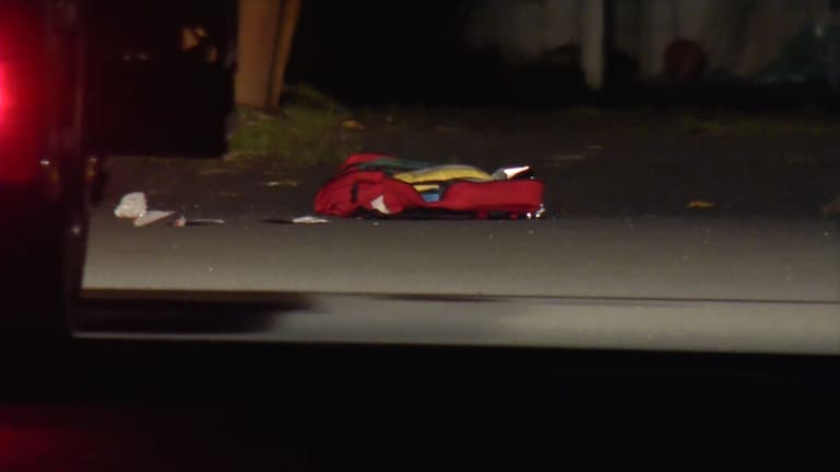 Emergency services investigate the scene of an alleged assault in Auckland's Ranui yesterday.