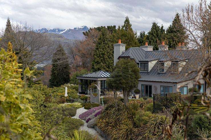 The $43m house on Arney Road sits on a 1.2ha estate overlooking the harbour. Photo / Alex Burton