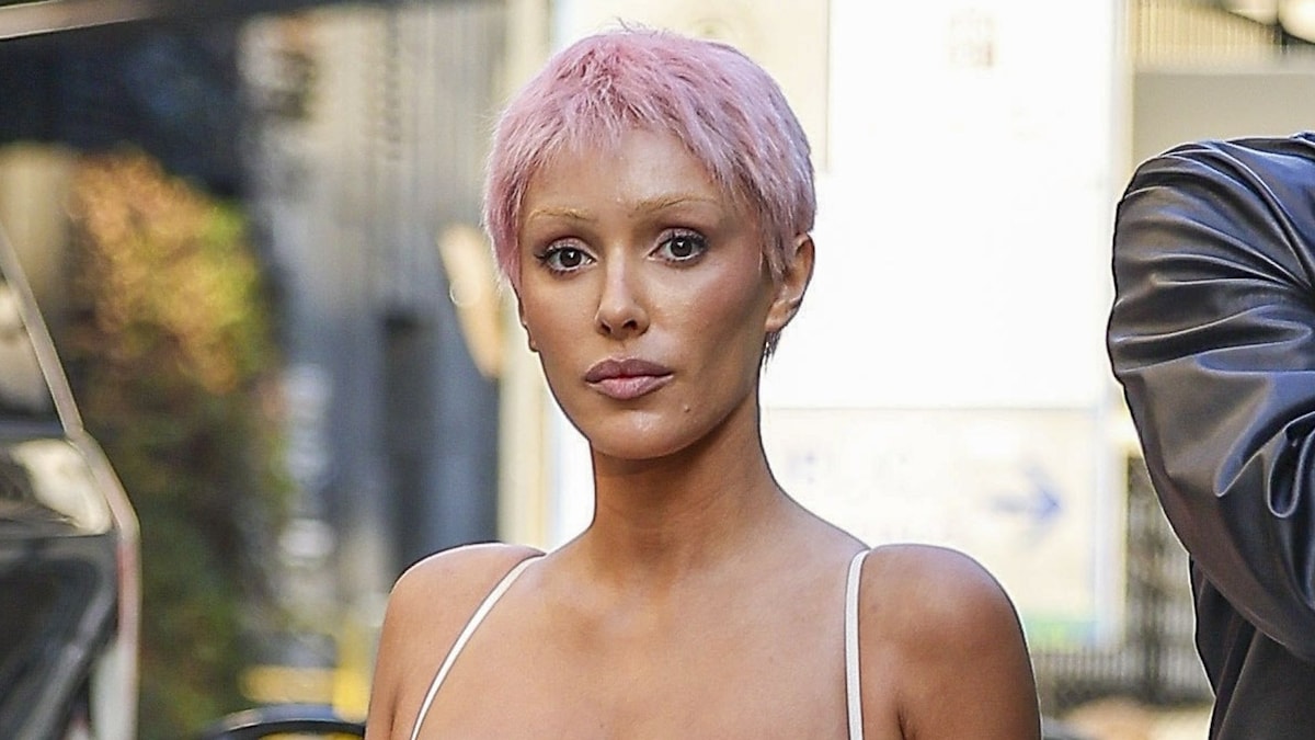 Bianca Censori sizzles in barely-there string bikini with a bold Western twist