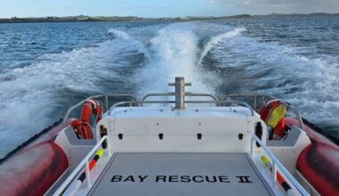 Three found safe after boat capsizes in Bay of Islands