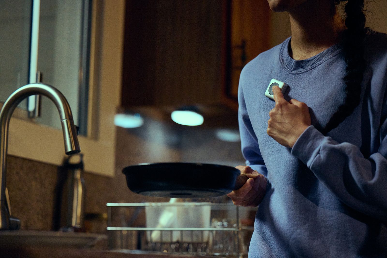 Image may contain Cooking Pan Cookware Adult Person and Frying Pan