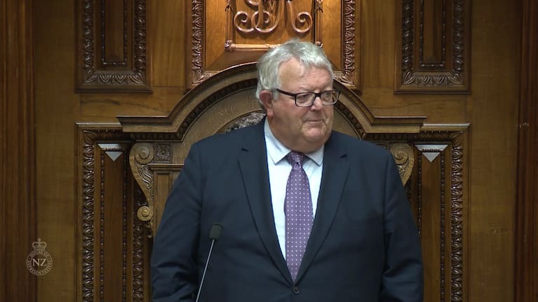 Parliament's Speaker Gerry Brownlee.
