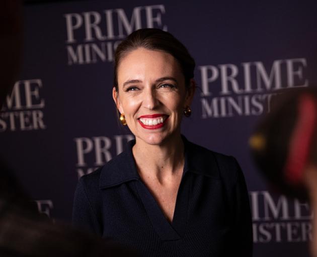 Jacinda Ardern attends the Jacinda Ardern "Prime Minister" London Premiere at the Curzon Mayfair...