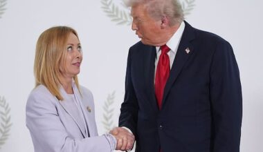Italian premier Meloni pushes back on Trump Pope comments