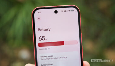 Battery settings page on the Google Pixel 10a.