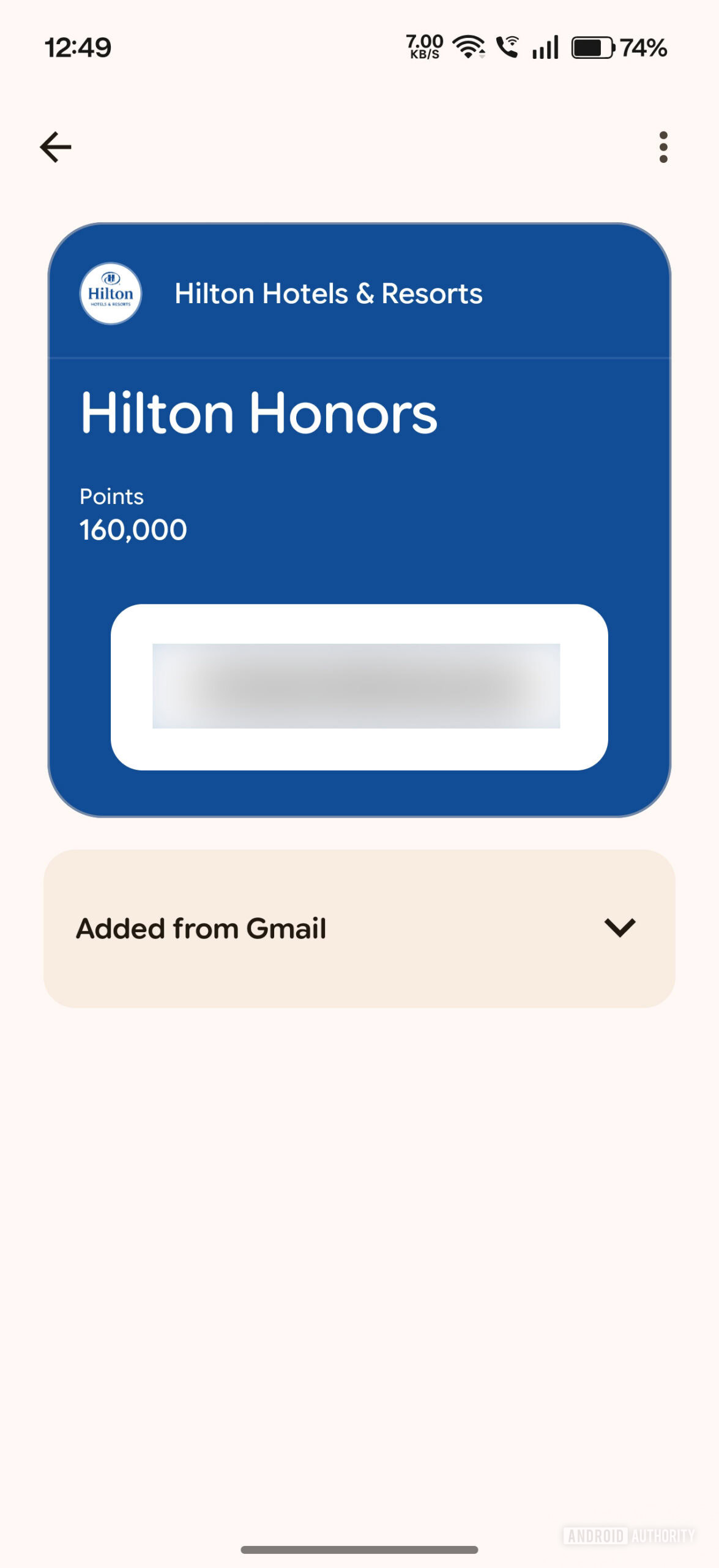 google wallet old card UI