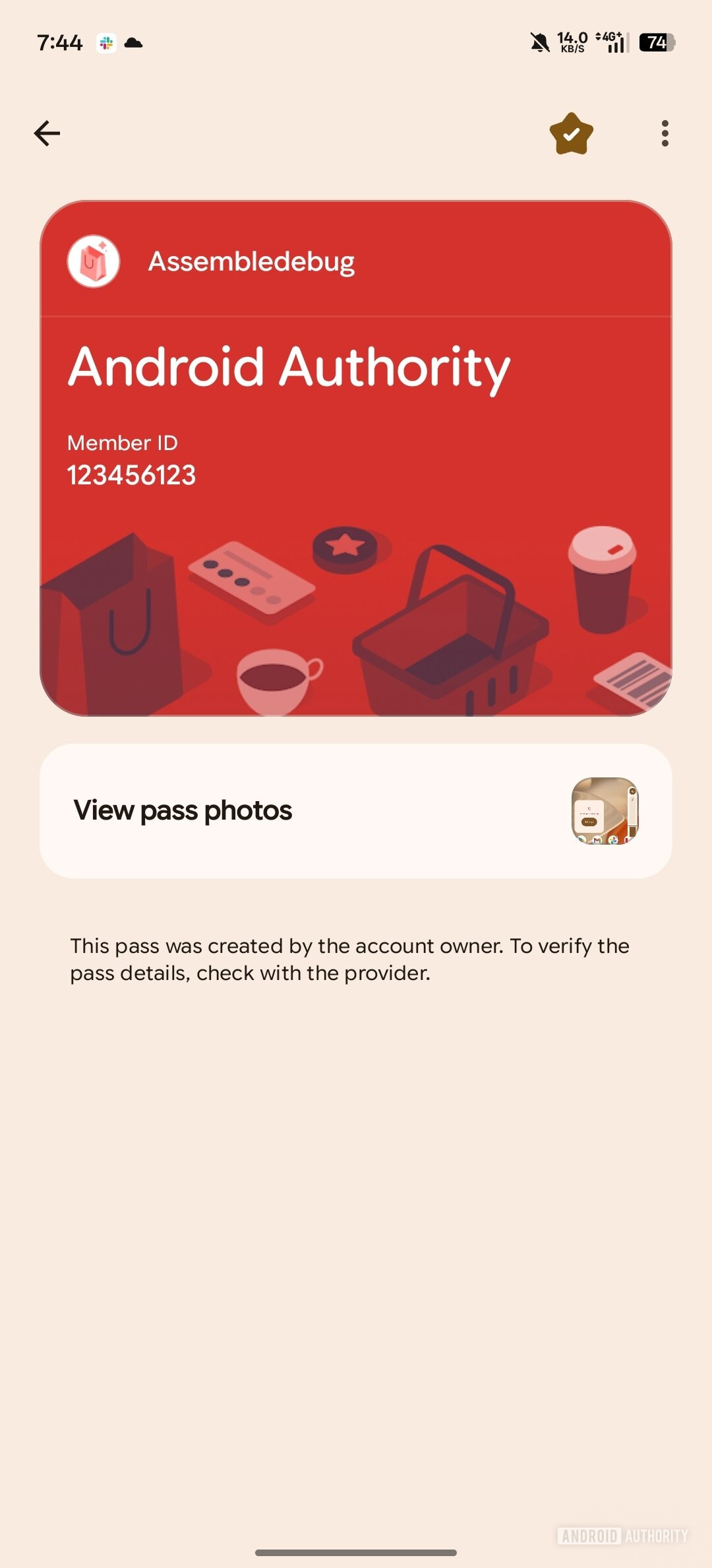 google wallet pass ui