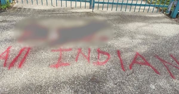 Threatening tag outside Auckland school treated as hate-motivated