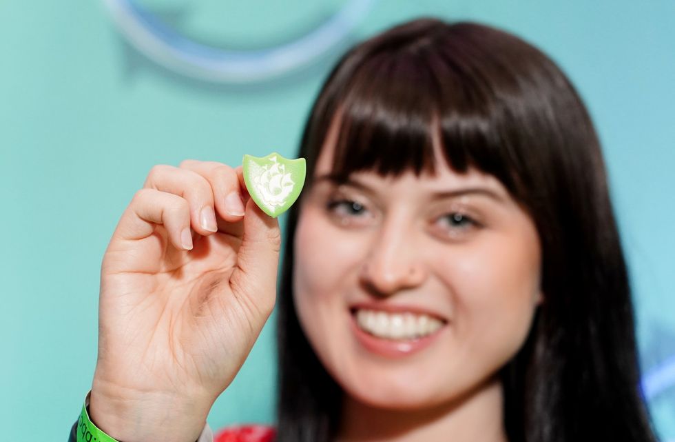 Green Blue Peter badge