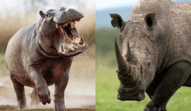 "Both are large, heavy, beefy animals with thick skin, pillar-like legs and enormous heads..."