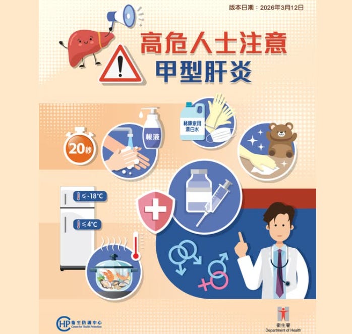 Hong Kong hepatitis A cluster update