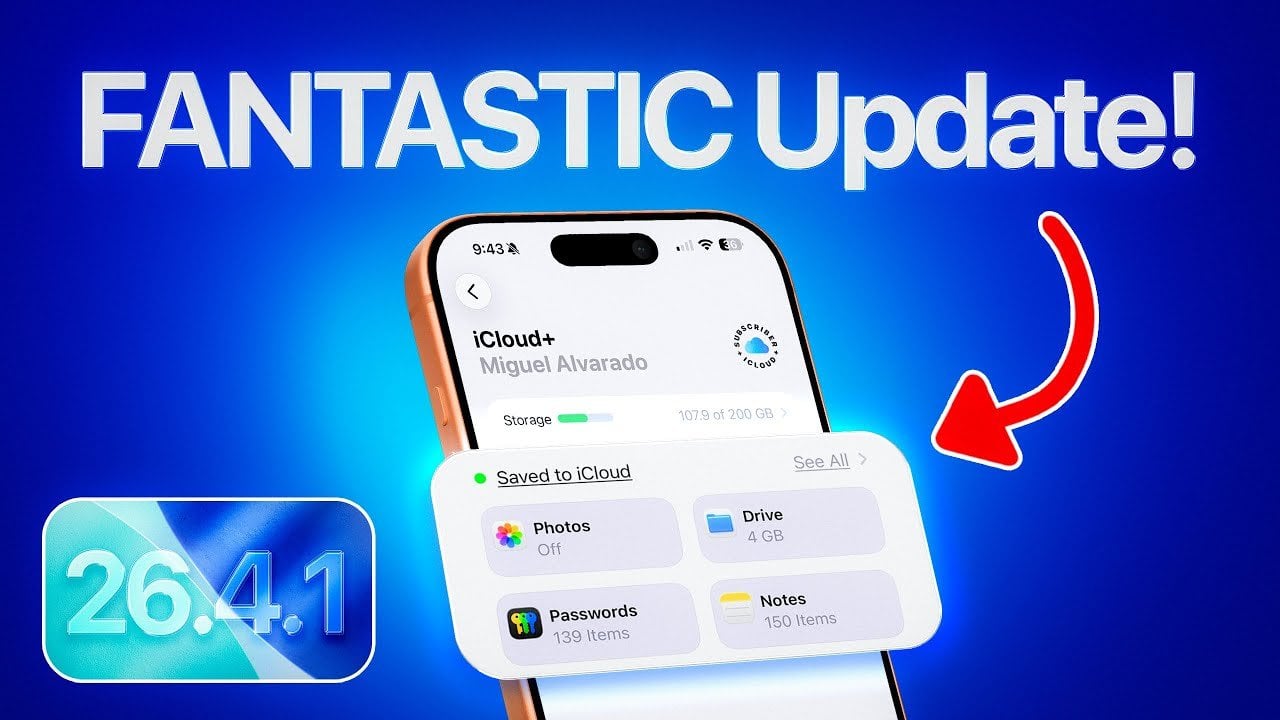 iOS 26.4.1 Released: Full Details iCloud Sync Fix & Performance