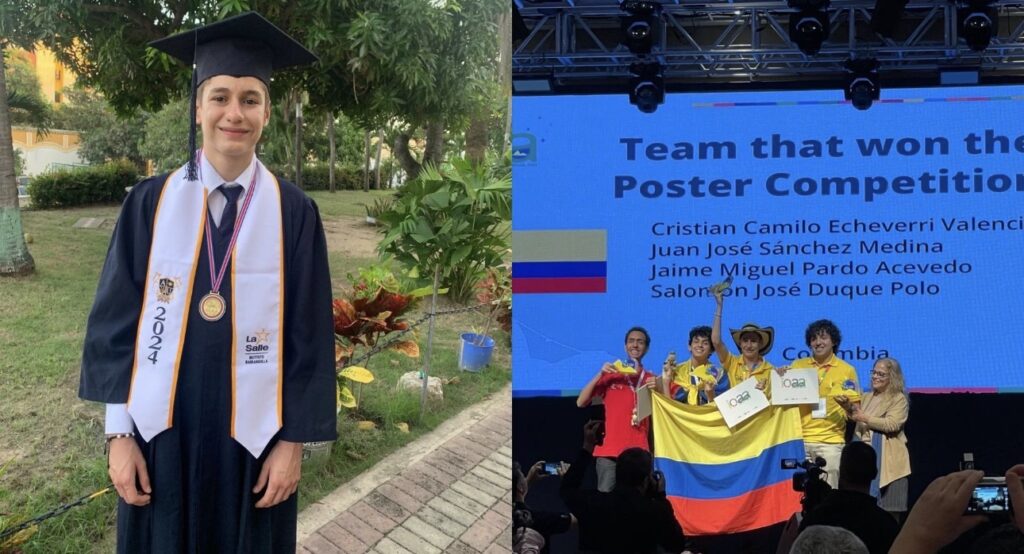 Cristian Echeverri, a young Colombian scientist.