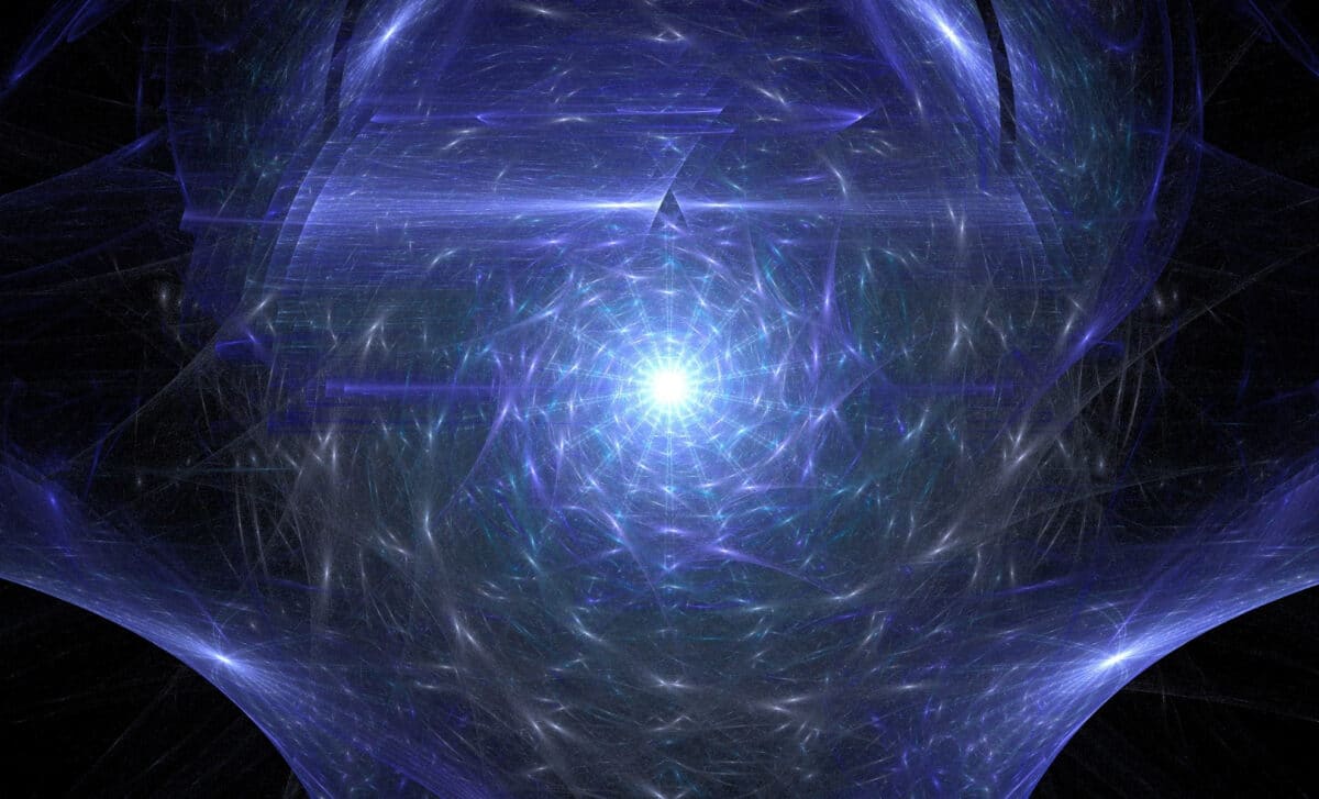 Infinity Light Is A Complex Fractal Image