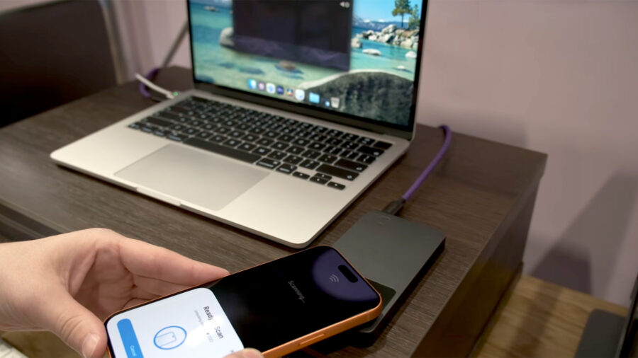 iodyne Pro Mini passkey - tap to unlock
