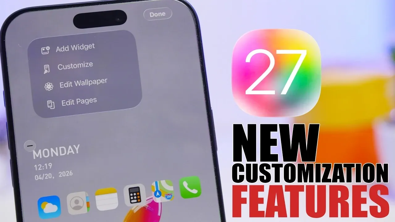 Featured image for iOS 27 - New Customization Features LEAKED !