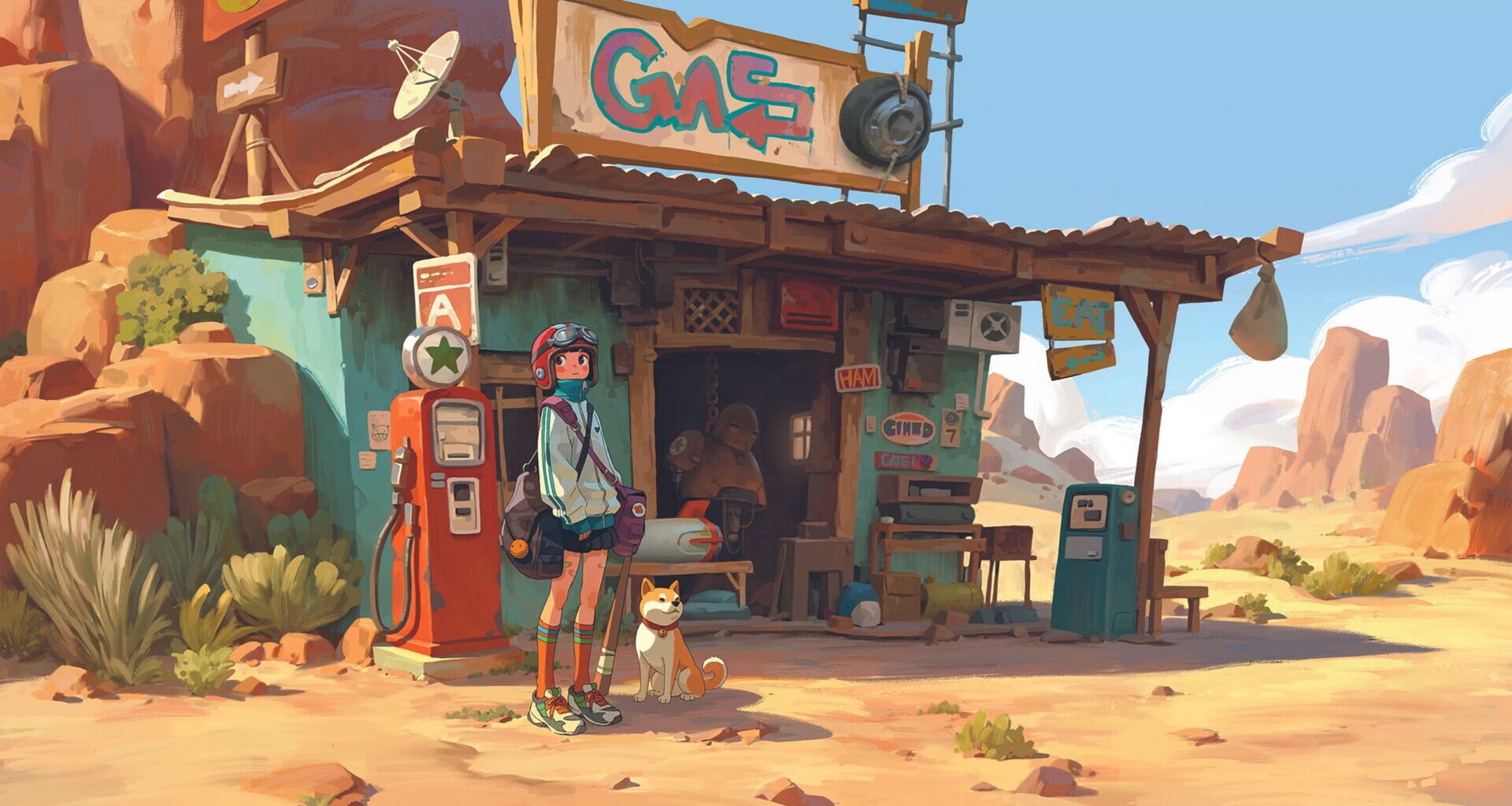 Check out this game art director's comic-inspired aesthetic