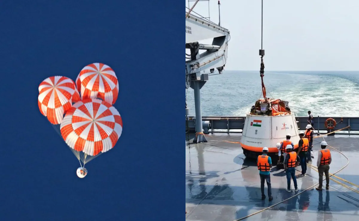 10-Parachute Landing System Successfully Tested For Gaganyaan Crew Module