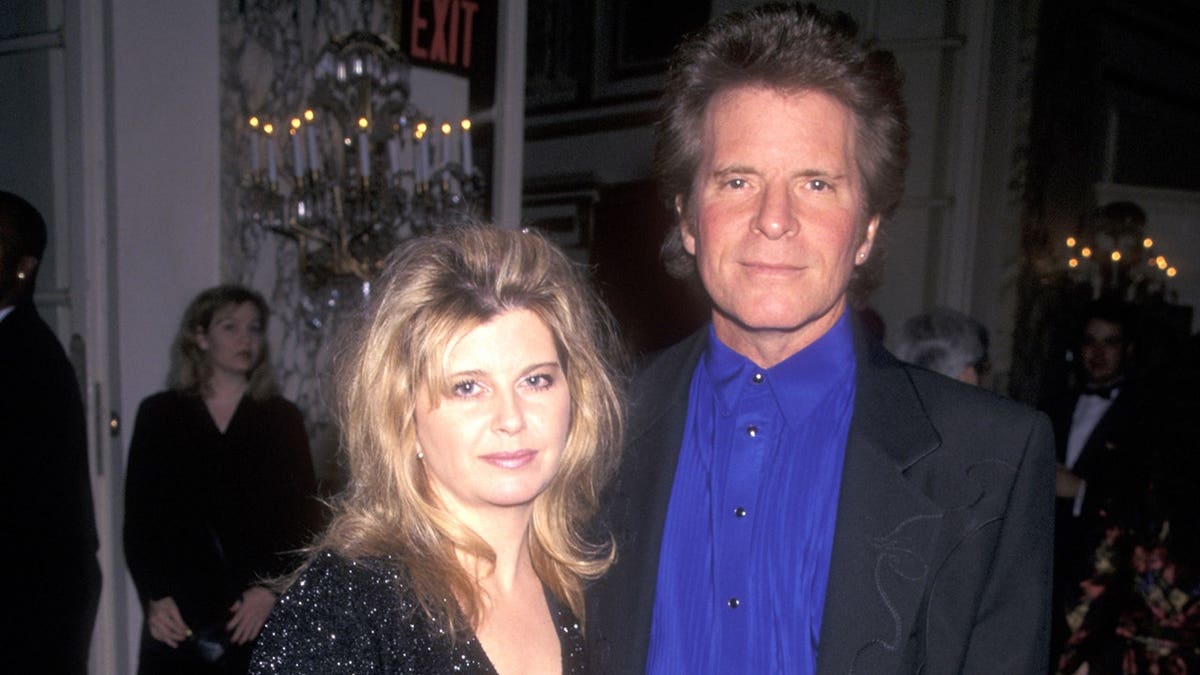 John Fogerty and Julie Fogerty at the Grammy Awards in Los Angeles in February 1998