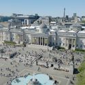 The National Gallery Aerial View. Image Courtesy of The National Gallery, London Kengo Kuma and Associates Wins Competition to Design New Wing for London's National Gallery - Image 4 of 6