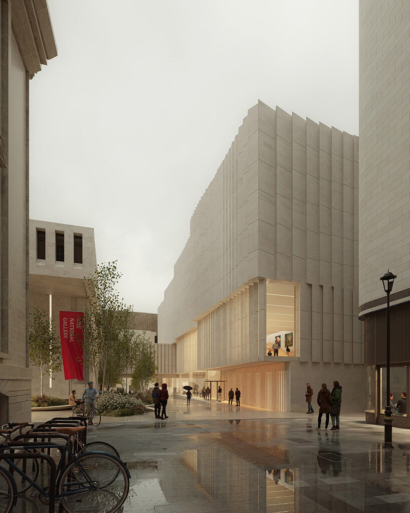 kengo kuma wins competition to expand london's national gallery with new wing - 1