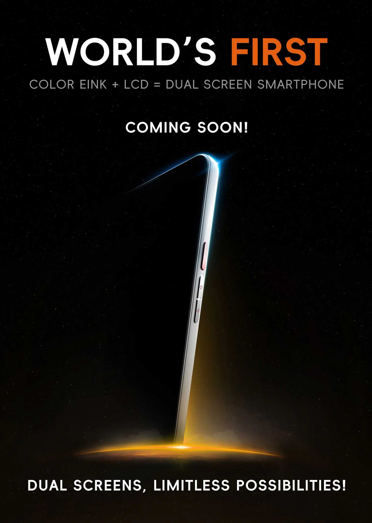 The teaser image for the Bigme HiBreak Dual.