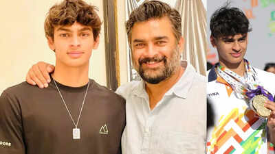 'You can't be seen with your shirt off, sleeping in any bed,' R Madhavan warned his son Vedaant about the responsibilities which come with fame