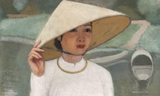 The grace of young Vietnamese women in Mai Trung Thu’s paintings