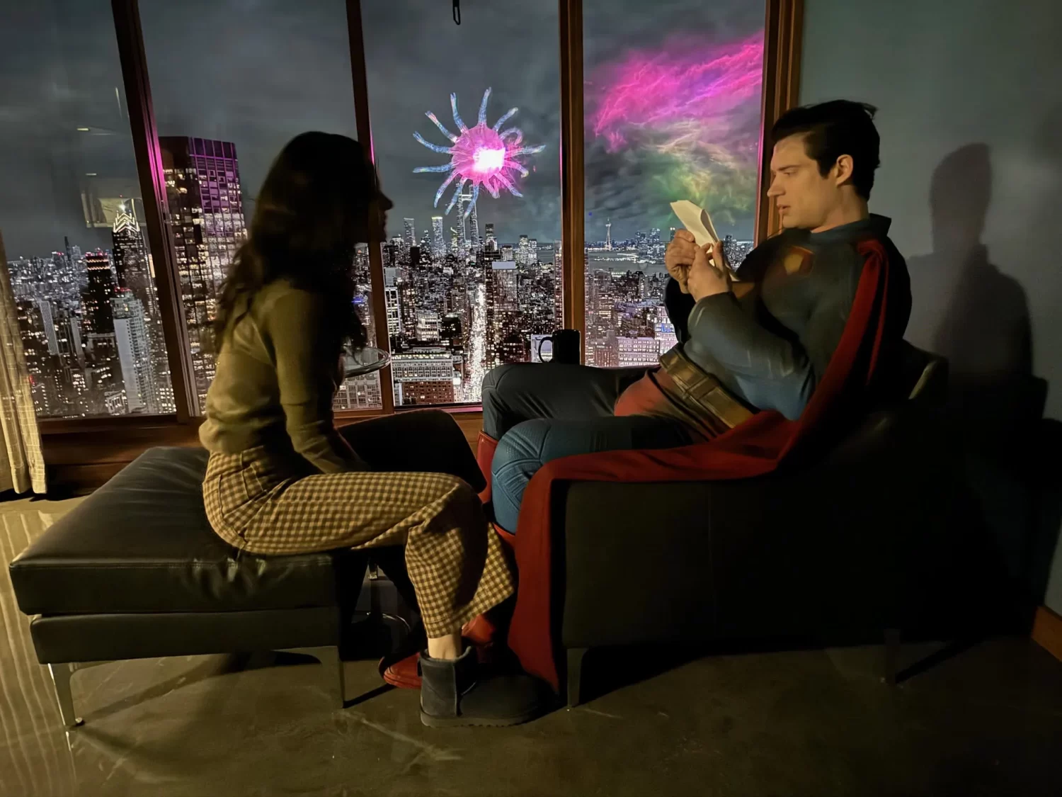 man tomorrow first look david corenswet superman rachel brosnahan