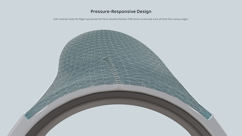 MELO bubble ring transforms fidgeting into an emotional interface - 4