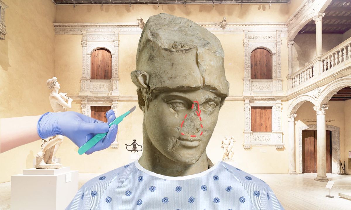 Ancient Statues at The Met to Receive Patrons' Noses