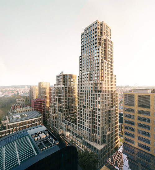 MVRDV Obtains Construction Permit for Low-Carbon Mixed-Use Tour & Taxis Towers in Brussels - Image 1 of 42