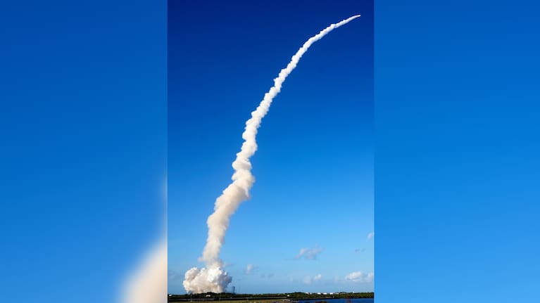 NASA's Artemis II moon rocket lifts off from the Kennedy Space Center's Launch Pad 39-B