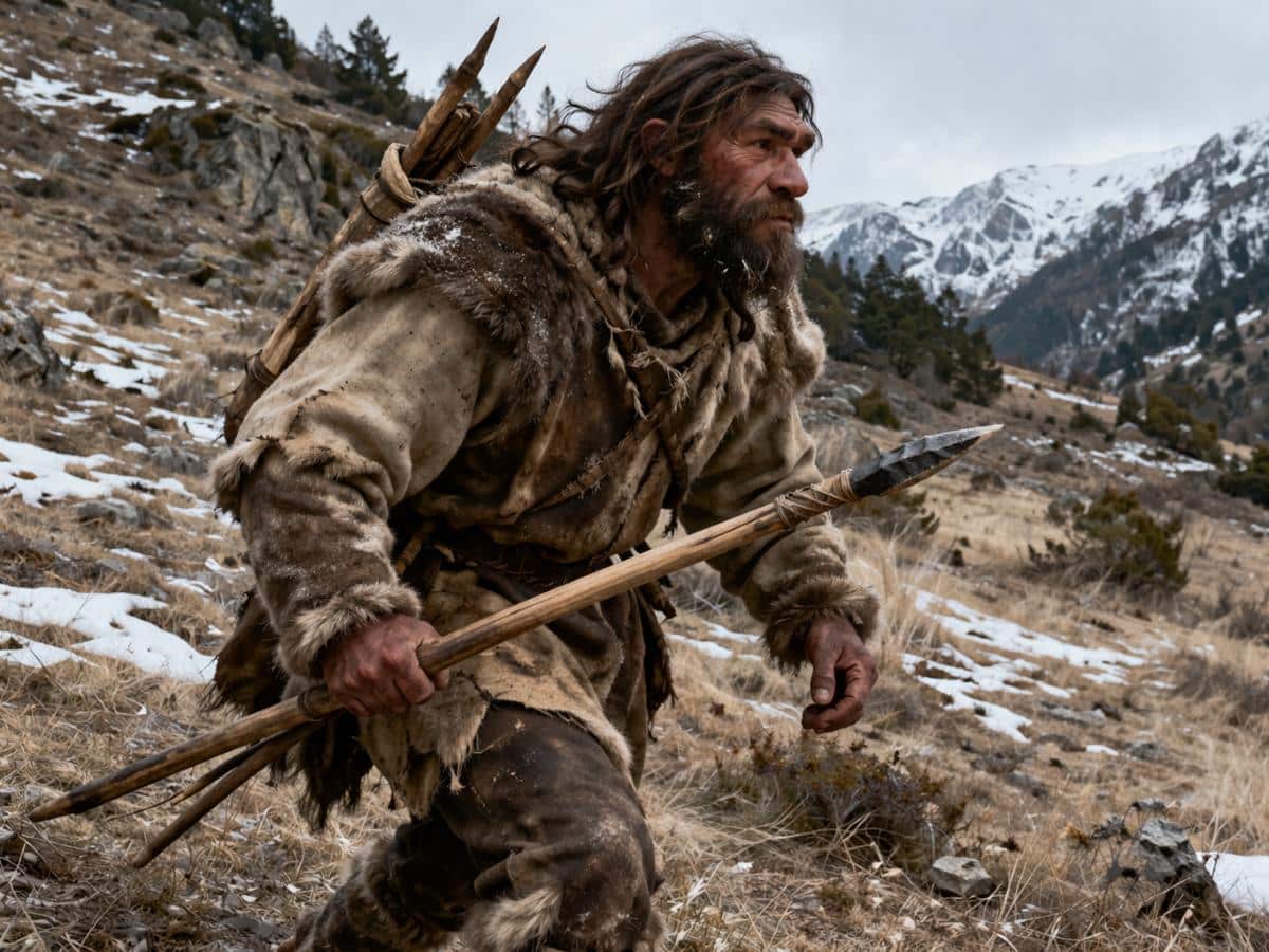Neanderthal hunter Europe