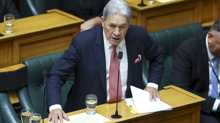 New Zealand First leader Winston Peters.