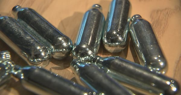 Loaded gun, nangs and balloons in car pulled over for speeding