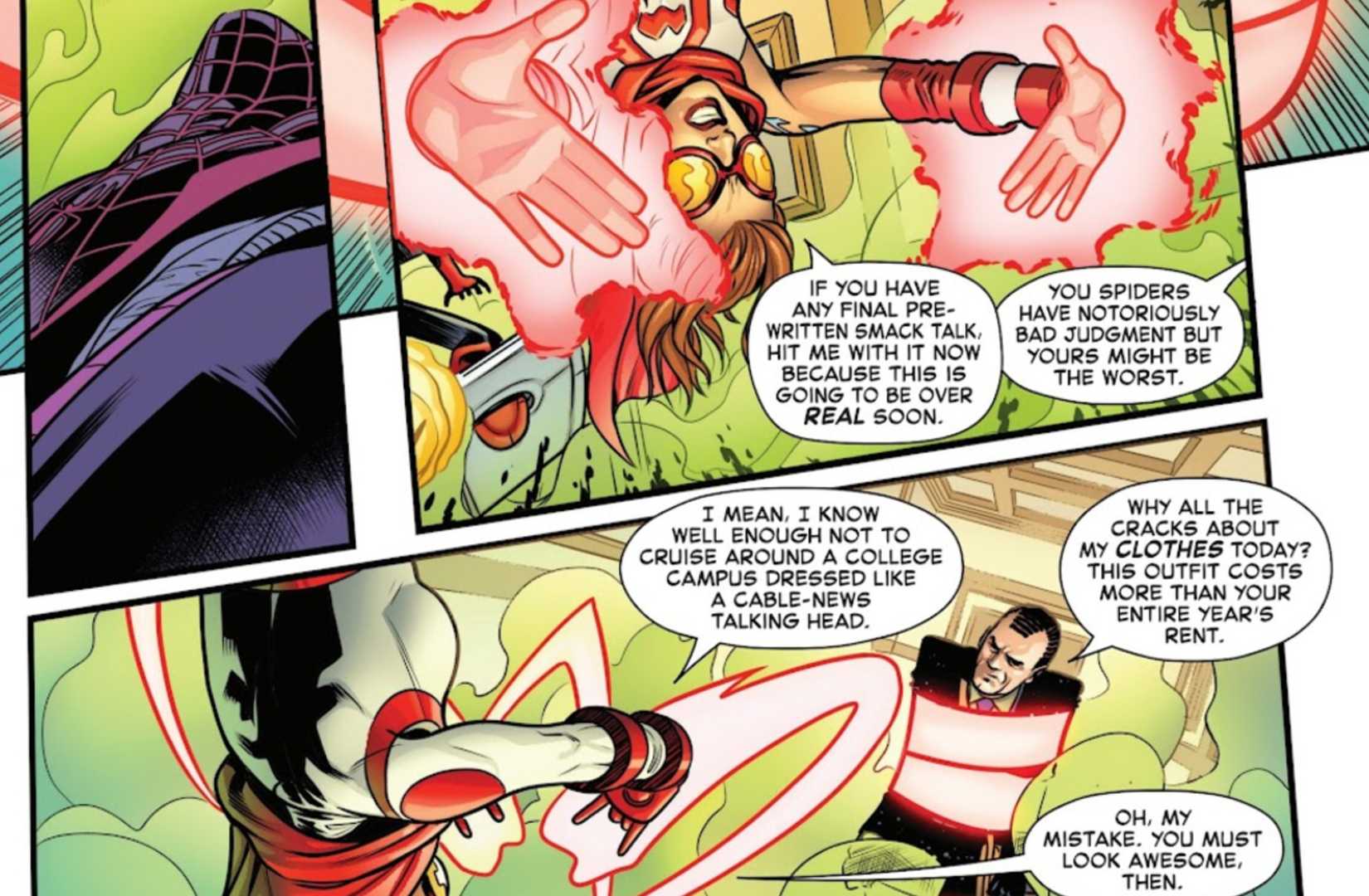 norman osborn storms into spider-versity in new costume, spider-man spinoff image 3
