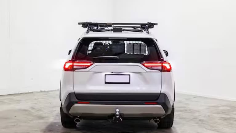 One of NZTA's white SUV speed cameras.