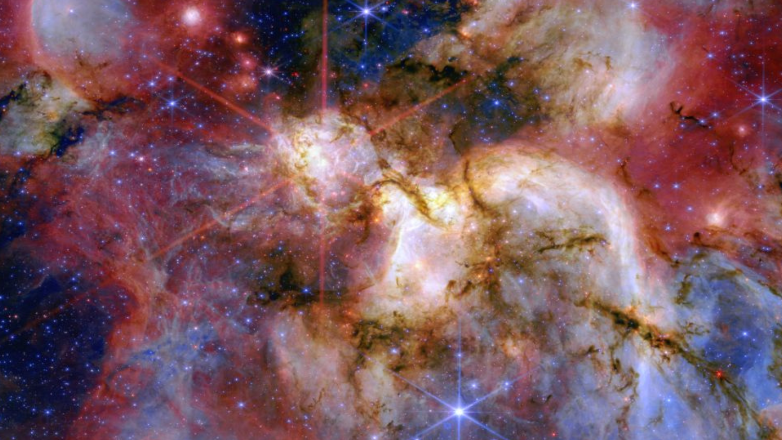 A stunning image of the star forming region W51 created by the JWST
