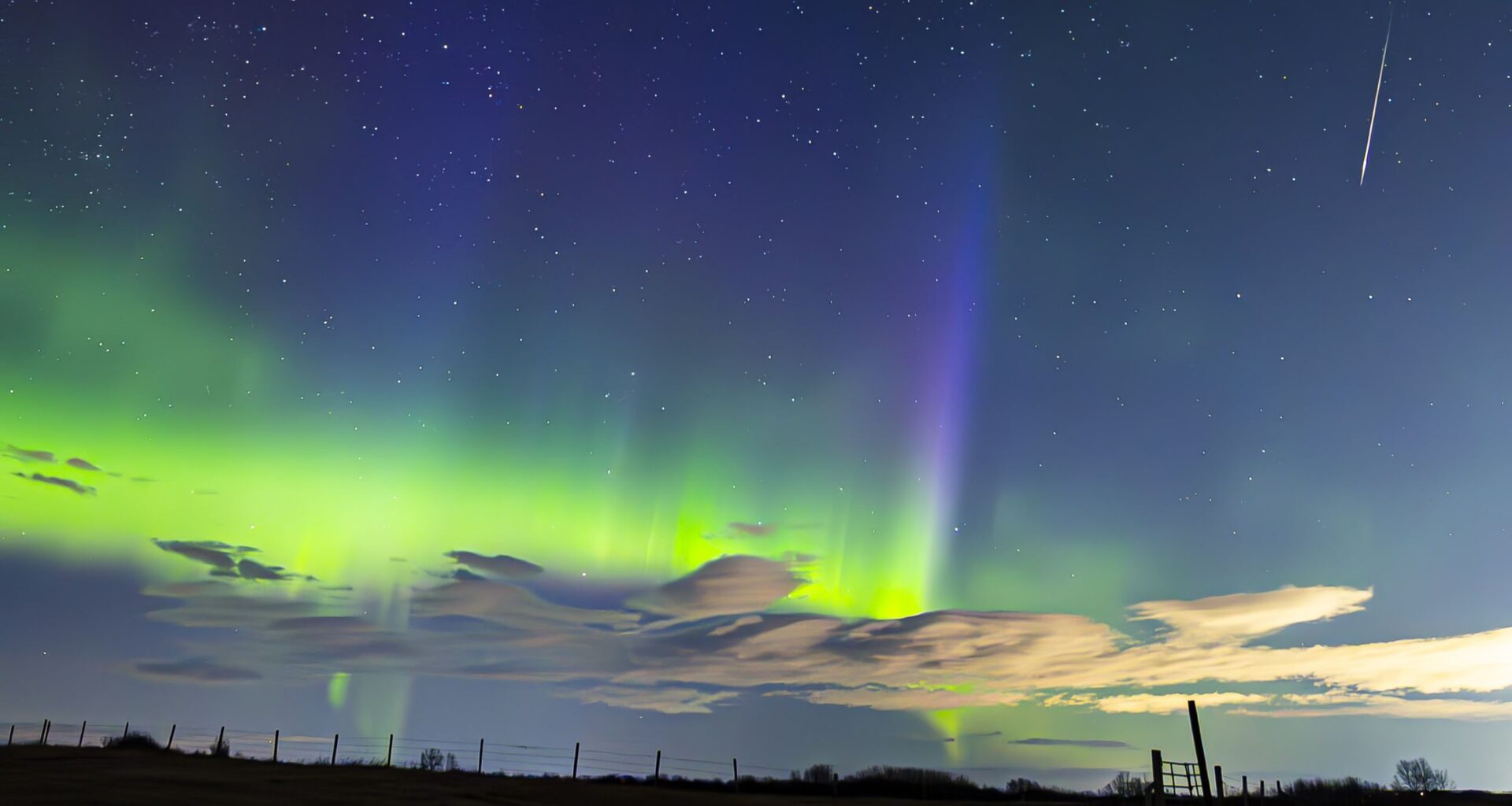 Spectacular photos of the 2026 Lyrid meteor shower captured from Earth and space