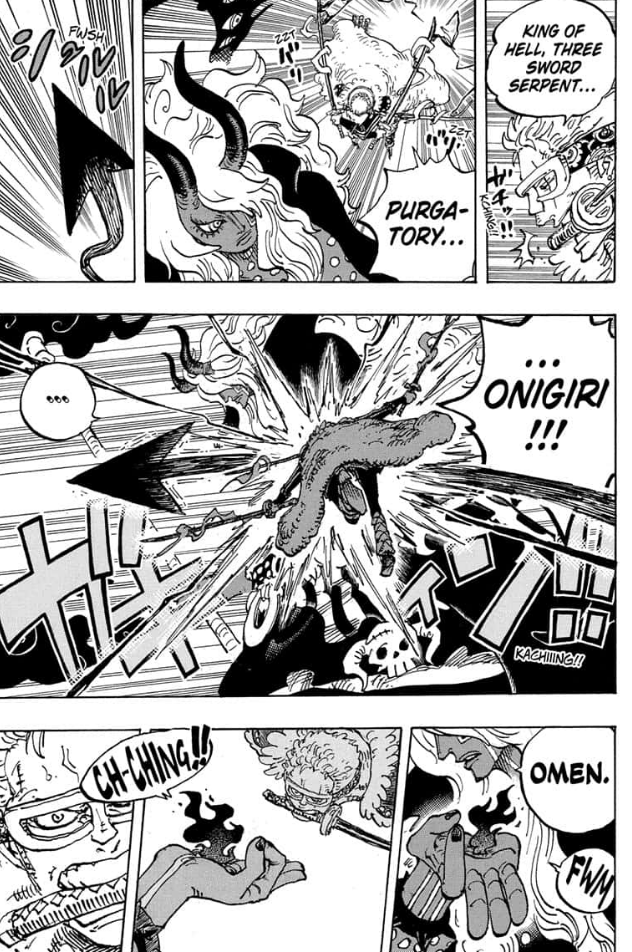 One Piece chapter 1180 zoro vs Imu