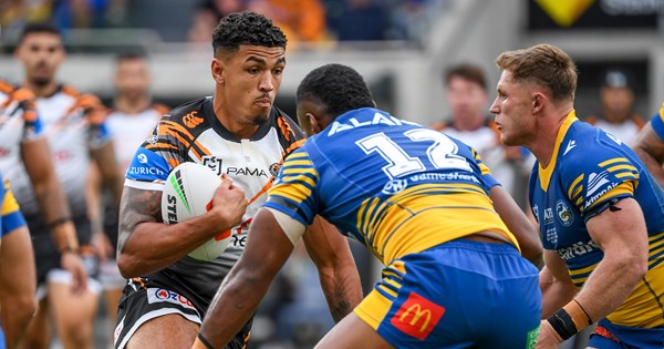 NRL 2026, Kai Pearce-Paul, Wests Tigers, Knights, Benji Marshall, facing old club, offloads