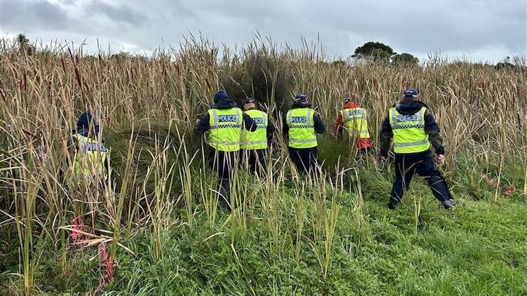 Police said the search could last "into Friday".